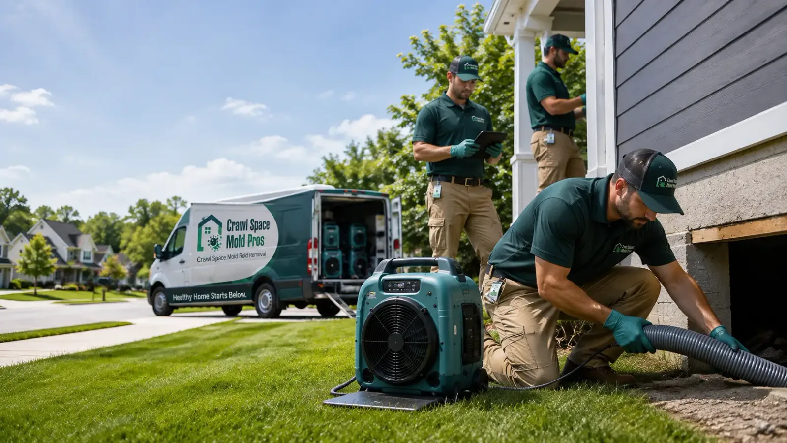 Crawl Space Mold Removal in New Freedom, PA